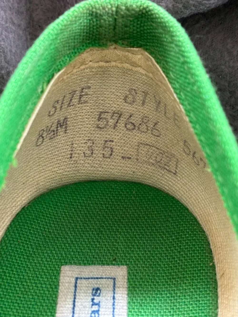 VTG SEARS Slip On Platform Wedge Espadrilles in Kelly Green  60s 70s  SZ 8.5